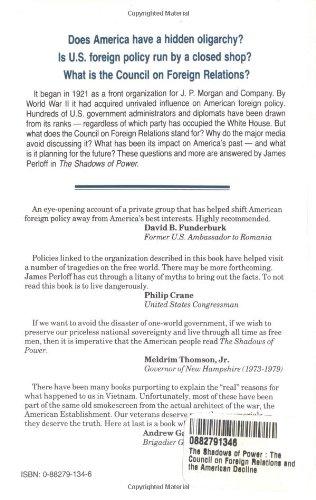 The Shadows of Power: The Council on Foreign Relations and the American Decline