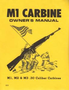 M1 Carbine Owners Manual