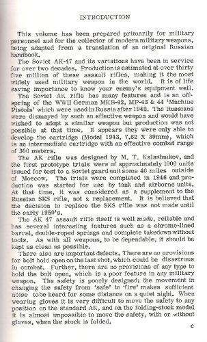 AK-47 Assault Rifle Manual