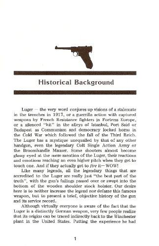 The Luger P-08 Automatic Pistol