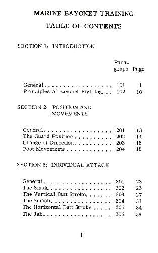  USMC Bayonet Training