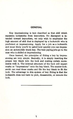 How to Fit Keys by Impressioning