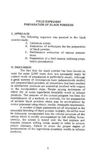 CIA Field Expedient Preperation of Black Powders
