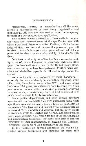 How to Open Handcuffs Without Keys