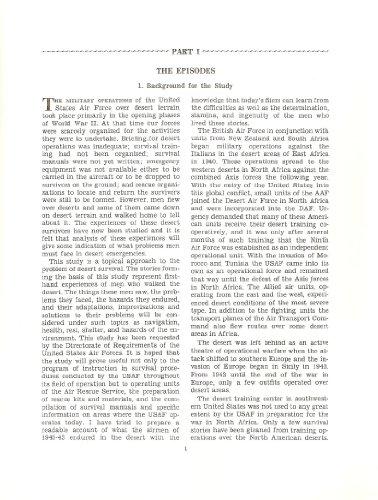 Sun, Sand and Survival: An Analysis of Survival Experiences in Desert Areas