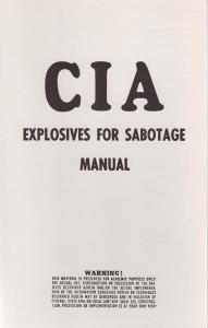 CIA Explosives For Sabotage