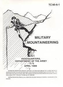 Military Mountaineering for Combat