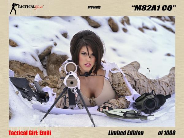 Emili M82A1 Signed and Numbered Poster 18 x 24