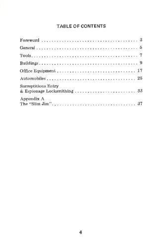 Lockout Techniques of Forced  Entry