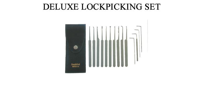 Deluxe Lockpicking Set 14 Pieces